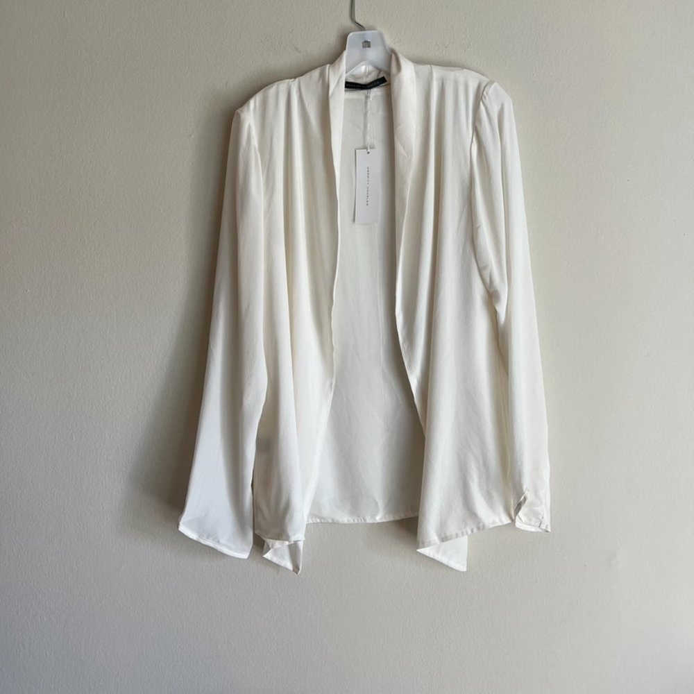 Ford Silk Blazer | White